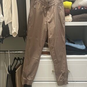 Varley Taupe Track Pants